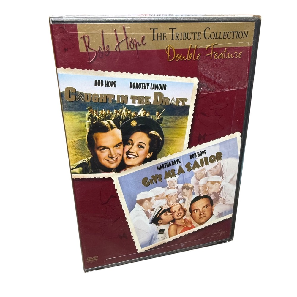 Bob Hope Double Feature DVD Caught in the Draft Give Me a Sailor Comedy Movies